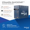 Steamspa Oasis 12 KW Bath Generator with Auto Drain in Brushed Nickel OA1200BN-A